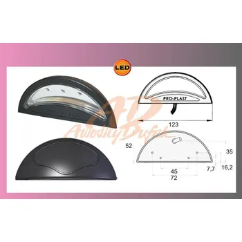 Osvětlení automobilu osvětlení SPZ-LED,12V-PRO-REG