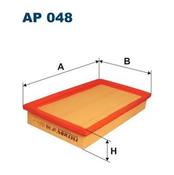 Vzduchový filtr Vzduchový filtr Filtron AP048