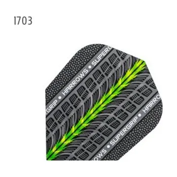 Příslušenství pro šipky Letky na šipky Harrows Supergrip 1703 zelená