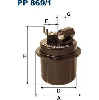 Palivový filtr Palivový filtr Filtron PP869/1