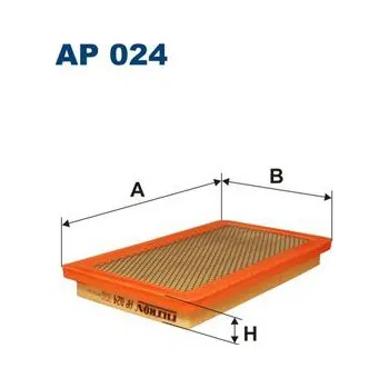 Filtr do auta Vzduchový filtr Filtron AP024