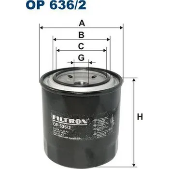 Filtr do auta Olejový filtr Filtron OP636/2