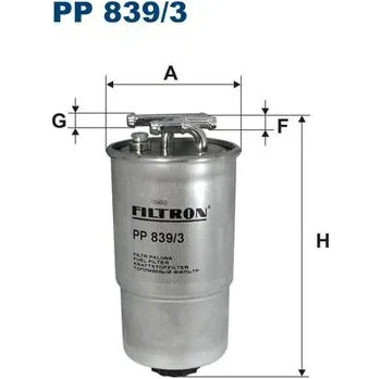 Filtr do auta Palivový filtr Filtron PP839/3
