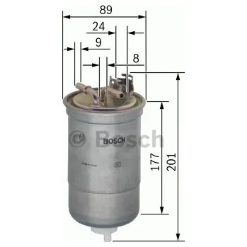 Palivový filtr Palivový filtr Bosch 0 450 906 374