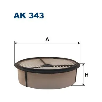 Filtr do auta Vzduchový filtr Filtron AK343