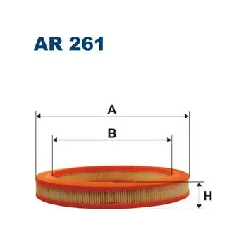 Autodíl Vzduchový filtr Filtron AR261
