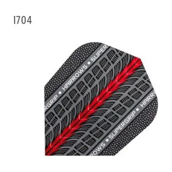 Příslušenství pro šipky Letky na šipky Harrows Supergrip 1704 červená