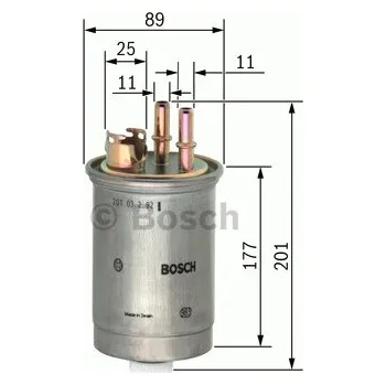 Palivový filtr Palivový filtr Bosch 0 450 906 308