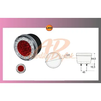 Přídavný světlomet světlo mlhové/zpětné LED-PRO WAY 12/24V