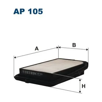 Filtr do auta Vzduchový filtr Filtron AP105