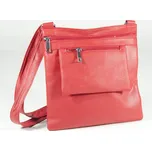 Praktická kabelka přes rameno červená