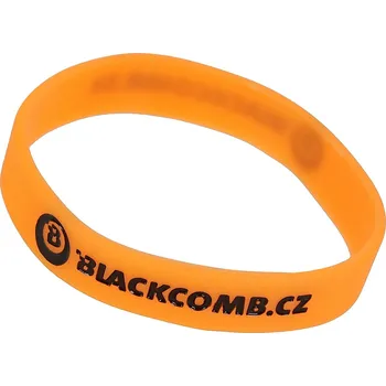 Náramek náramek Blackcomb Logo - Orange/Black 18.5 cm