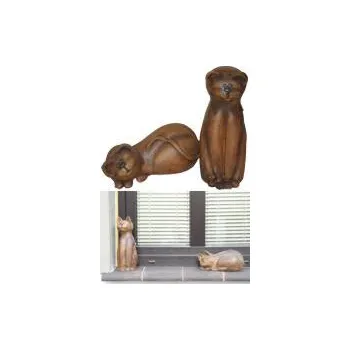 Zahradní dekorace KERAMICKÁ DEKORACE - KOČKA STOJÍCÍ