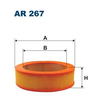 Vzduchový filtr Vzduchový filtr Filtron AR267