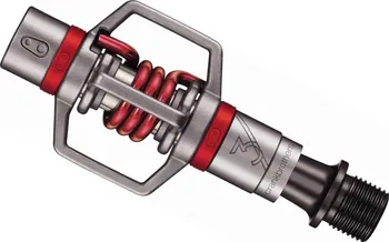Pedál na kolo Pedály CRANKBROTHERS EggBeater 3 Silver / Red