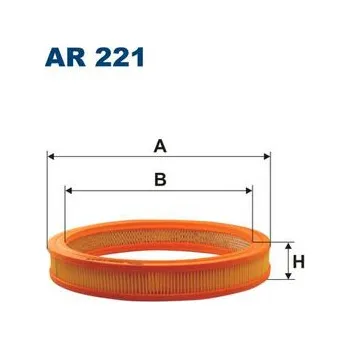 Vzduchový filtr Vzduchový filtr Filtron AR221