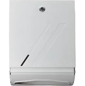 Zásobník na papírové ručníky Box Ekonom - zásobník papírových ručníků, ocel, bílá 1_K005