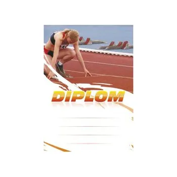 Sabe diplom A4 atletika ženy