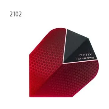 Příslušenství pro šipky Letky na šipky Harrows Optix 2102 červené