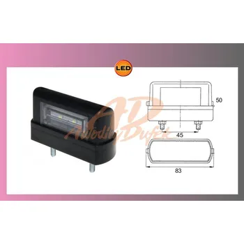 Osvětlení SPZ osvětlení SPZ LED 12/24V +kabel 0,5m