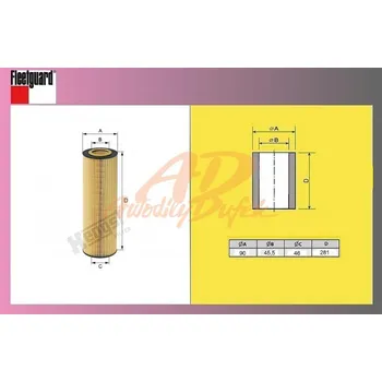 Filtr do auta filtr olejový Scania 07- /P7196/