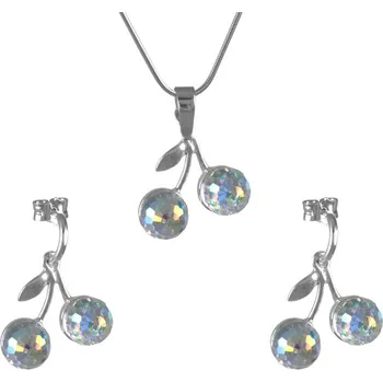 Souprava šperků Souprava se Swarovski Elements třešinky Krystal AB