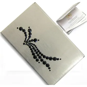 Vizitkář Vizitkář se Swarovski Elements, motiv vlnka Jet