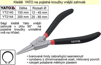 Kleště Kleště na ségrovky 200 mm Yato YT-2144