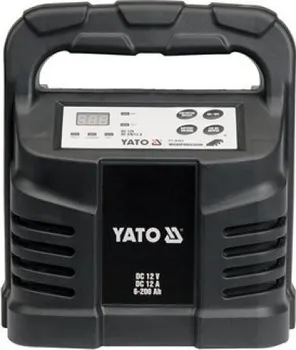 Nabíječka autobaterie Nabíječka 12A 12V procesor Yato YT-8302