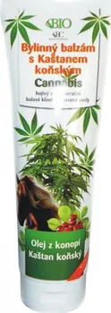 Masážní přípravek Bione Cosmetics Cannabis bylinný balzám s kaštanem koňským 300 ml