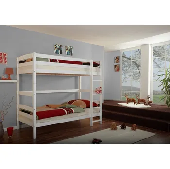 Patrová postel dvojlůžko LUPO 2 bílá extra-zvýšená