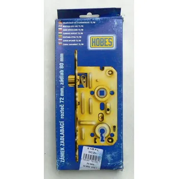 zadlabací zámek HOBES zámek zadlabací K 135 P-L Zn. (72/80, WC)