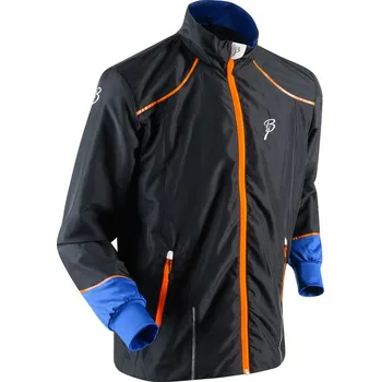Pánská bunda Bunda Bjorn Daehlie Steam černo/modro/oranžová
