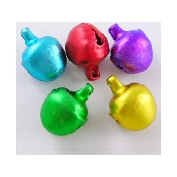 Dětské navlékací korálky Rolnička 10mm azurová (1ks)