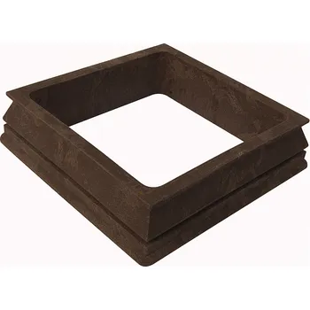 Příslušenství pro plot WPC dolní kryt na svislé sloupky Nextwood, odstíny olše - třešeň - dub - wenge • 163x163x40 mm Odstín: wenge
