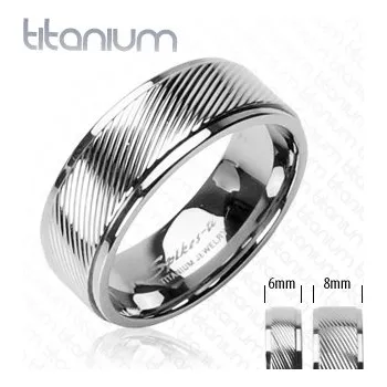 Prsten Snubní Titanové prsteny R-TI-0350