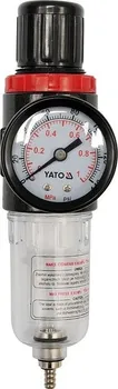Regulátor tlaku vzduchu 1/4", max. 0,93MPa, s filtrem (15ccm) Yato YT-2382