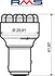 Autožárovka Žárovka 12LED 12V BaY15d bílá