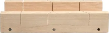 Úhloměr Přípravek na řezání úhlů 450 x 110 mm dřevěný