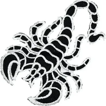 Nášivka emblém, nášivka štír - bílá II