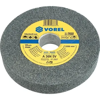 Brusný kotouč TOYA Kotouč brusný 150 x 12 x 15 mm jemný do stolní brusky