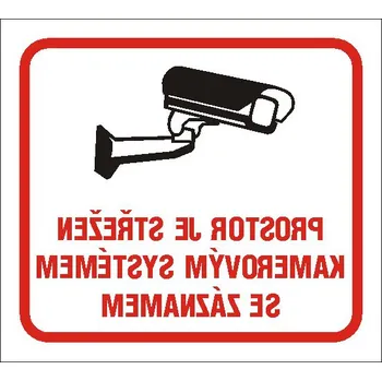 Značení Ostatní Samolepka 10x9 cm (na sklo)