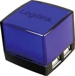 USB hub USB 2.0 hub LogiLink, 4-portový, osvětlený, černý