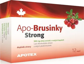 Přírodní produkt Apotex Apo-Brusinky Strong 500 mg