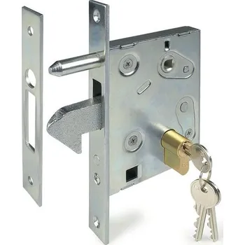 Pohon brány Hákový zámek s protikusem a s roztečí 72x60mm pro uzamčení posuvné brány