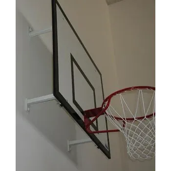 Basketbalový koš Konstrukce pro cvičný basketbal DOR-SPORT pro desku 1800 x 1050 (1200) mm, pevná, vysazení 300-950 m