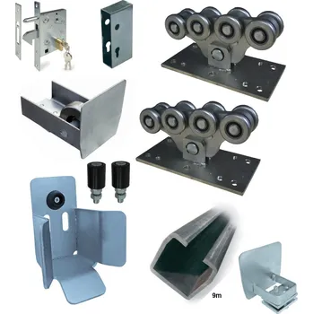 Sada pro manuální posuvnou samonosnou bránu do šíře 6,5m - 350kg - C94x85Fe