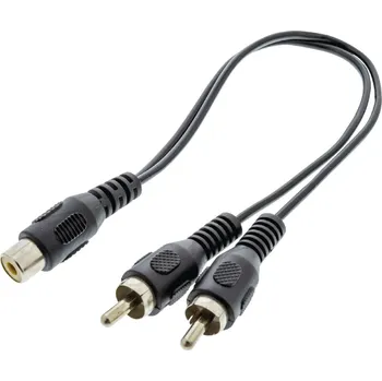 Audio kabel kabel 1x RCA F-2x RCA M 0.2m VLAP24020B02