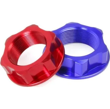 a Matice řízení ZETA Stem Nut Yamaha YZ / YZF / WRF, Suzuki RM / RMZ barva modrá - 1 kus (Doplňky ZETA)
