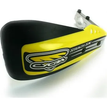 Chránič ruky pro motocykl Chrániče páček CYCRA STEALTH žlutá (pro sněžné skůtry)